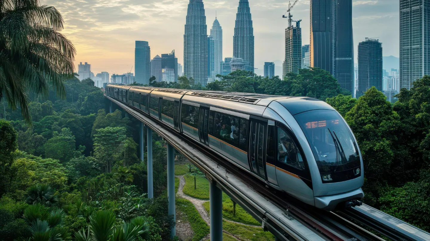 Malaysia's integrated public transport system makes daily travel easier for retirees.