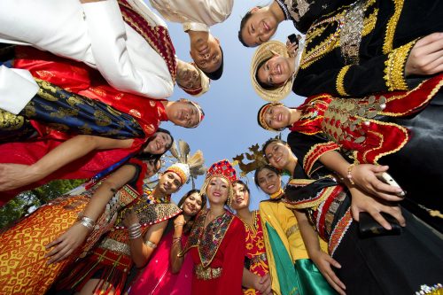 Residents enjoying everyday lifestyle in Malaysia